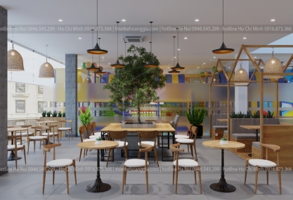 Coffee shop interior design – Mr Chung, Binh Phuoc 